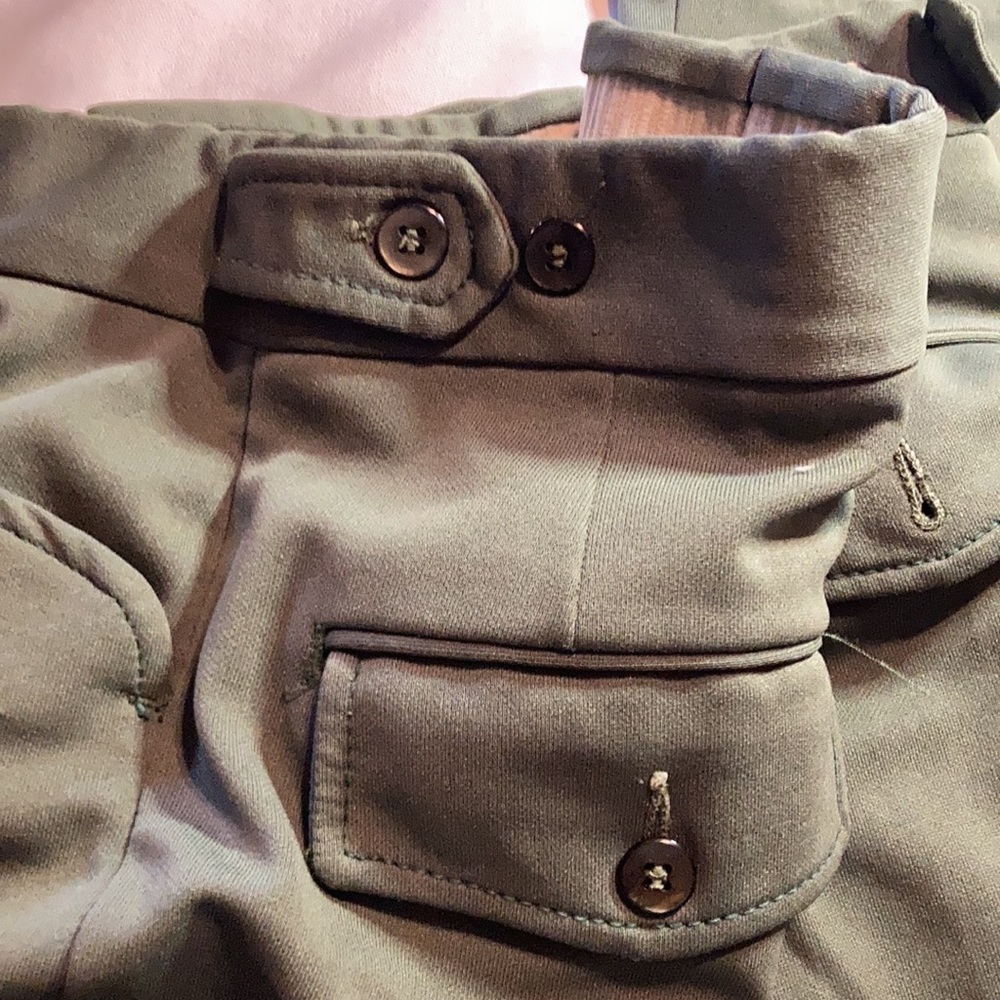 Vintage Knit Polyester Pants - Picture 4 of 5